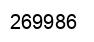 Number 269986 black image