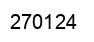 Number 270124 black image