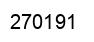 Number 270191 black image
