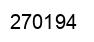 Number 270194 black image
