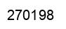Número 270198 imagen negro