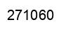 Number 271060 black image