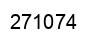 Number 271074 black image