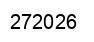 Number 272026 black image