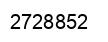 Number 2728852 black image