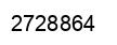 Number 2728864 black image