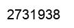 Number 2731938 black image