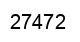 Number 27472 black image