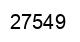 Number 27549 black image