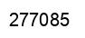Number 277085 black image