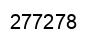Number 277278 black image