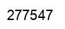 Number 277547 black image
