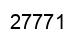 Number 27771 black image