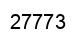 Number 27773 black image