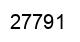 Number 27791 black image