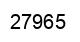 Number 27965 black image