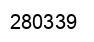 Number 280339 black image
