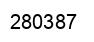 Number 280387 black image