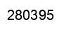 Number 280395 black image