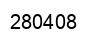 Number 280408 black image
