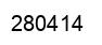 Number 280414 black image
