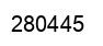Número 280445 imagen negro
