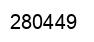 Number 280449 black image