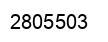 Number 2805503 black image