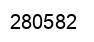 Número 280582 imagen negro