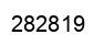 Number 282819 black image