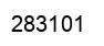 Number 283101 black image