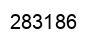 Number 283186 black image