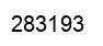 Number 283193 black image