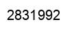 Number 2831992 black image