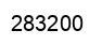 Number 283200 black image