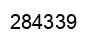Number 284339 black image
