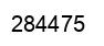 Number 284475 black image