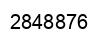 Number 2848876 black image