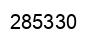 Number 285330 black image
