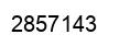 Number 2857143 black image
