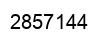 Number 2857144 black image