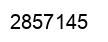 Number 2857145 black image