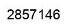 Number 2857146 black image