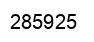 Número 285925 imagen negro