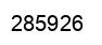 Número 285926 imagen negro