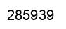 Number 285939 black image