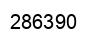 Number 286390 black image