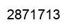 Number 2871713 black image