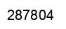 Número 287804 imagen negro