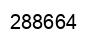 Number 288664 black image